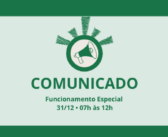 Prefeitura Informa: Horário de funcionamento dia 31 de dezembro de 2025