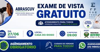 Prefeitura de Alto Rio Novo promove exame de vista gratuito para a população