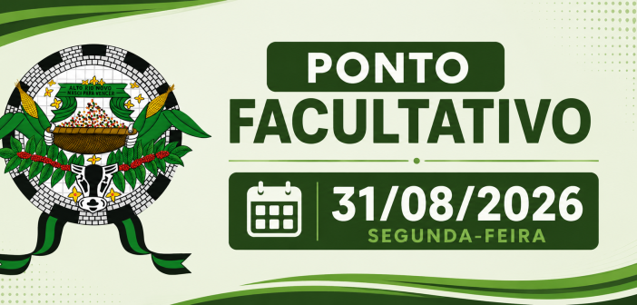 Prefeitura informa ponto facultativo na próxima segunda-feira (31)